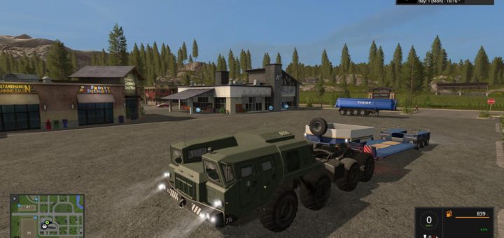 Мод МАЗ MAZ 7310 V1.0 Фарминг Симулятор 2017