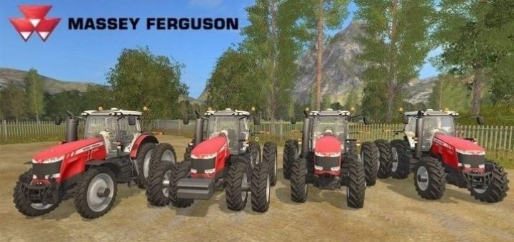 Мод трактора Massey Ferguson 8700 Series USA v 1.0 Farming Simulator 2017