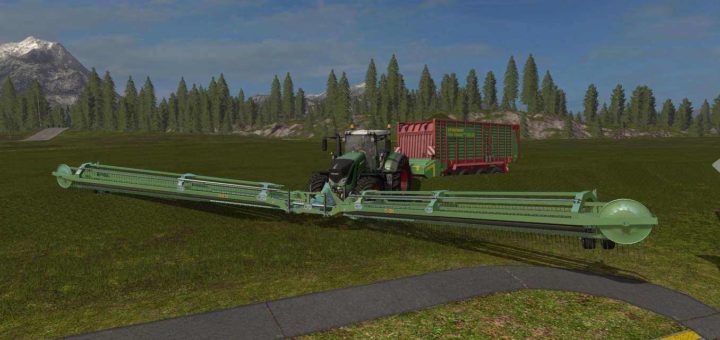 Мод валковая жатка Nadal R90 Telescopic Front v 1.0 Farming Simulator 2017