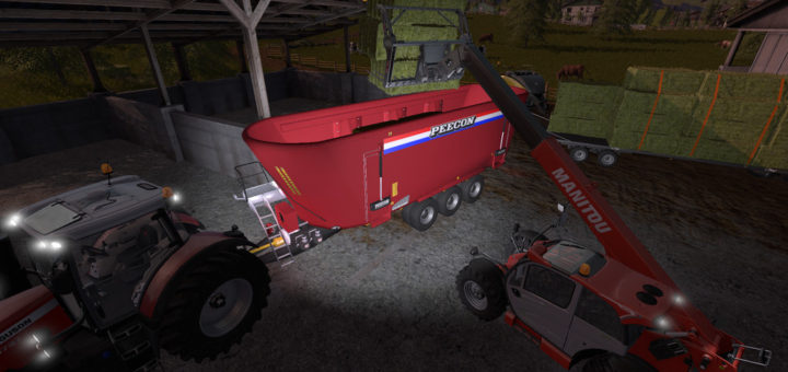 Мод миксер Peecon Biga Mega Mammoet 1.1.0.0 Farming Simulator 2017