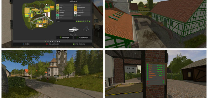 Мод карта Schönenberg V 1.0 Farming Simulator 17