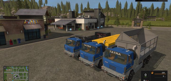Мод грузовики Tatra T815 Module v 2.0 Farming Simulator 17
