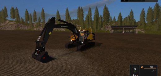 Мод экскаватор Volvo EC300E v 1.0 FS17