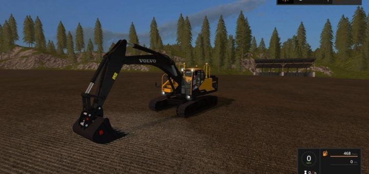 Мод экскаватор Volvo EC300E v 1.0 FS17