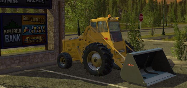 Мод погрузчик Volvo LM 218 Wheel Loader v 1.17.1 Farming Simulator 2017