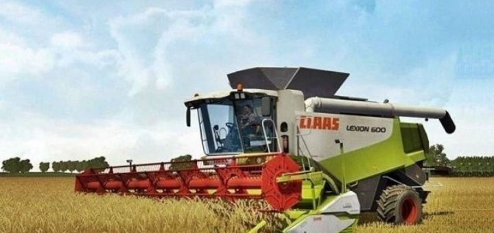 Мод комбайны CLAAS LEXION 600,580 V 1.0 Farming Simulator 2017