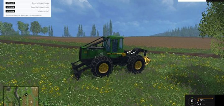 Мод трактор John Deere 548H v 1.0 Beta Farming Simulator 2017