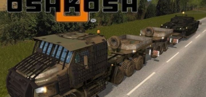 Мод Oshkosh M1070A1 v 1.0 Farming Simulator 17