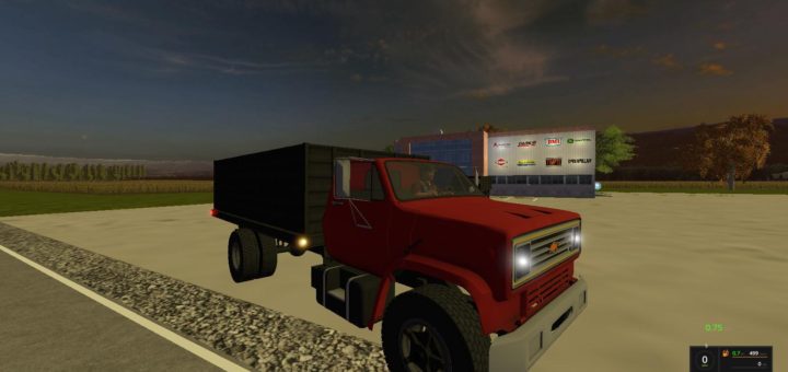 Мод грузовик 1977 Chevrolet c70 Grain Single Axle Grain v 1.2 Farming Simulator 2017