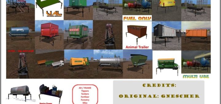 Мод модули AR/Frame – Equipment Pack v 1.0 FS17