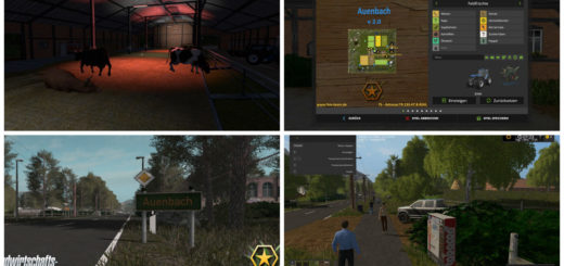 Мод карта Auenbach v 2.4 Farming Simulator 2017