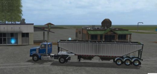 Мод прицеп Doepker Triaxle v 1.0 FS17