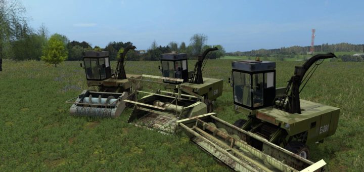Мод комбайн Fortshritt E281 v 1.0 FS17