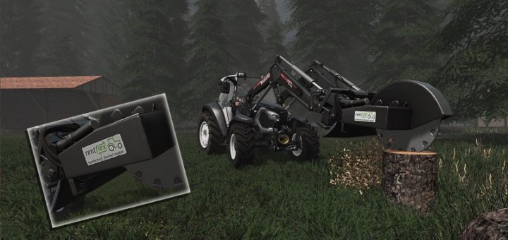 Мод Frontloader Stump Cutter v 1.0 Farming Simulator 17