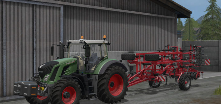 Мод трактор Fendt 800 Vario v 1.0 Farming Simulator 17