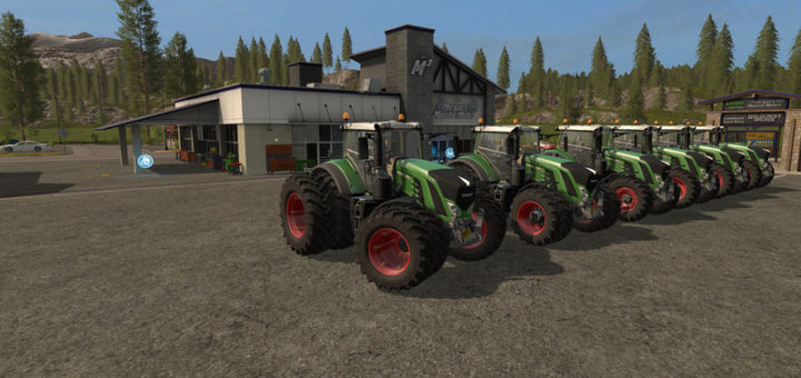Мод ПАК Fendt 900 Series Pack v 1.0.0.2 Farming Simulator 17