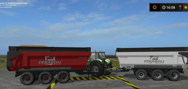 Мод прицеп Feraboli Dumper v 1.0 Farming Simulator 2017