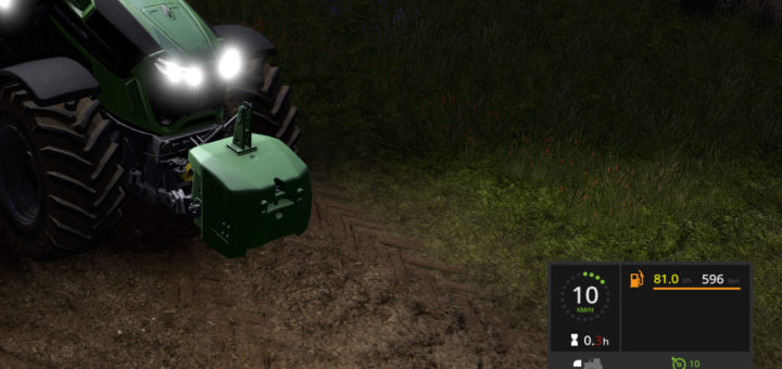 Мод скрипт FUEL USAGE DISPLAY V3.5.0 Farming Simulator 17