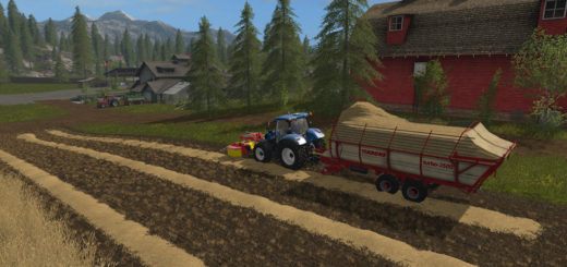 Мод прицеп Krone Turbo 3500 v 1.0 Farming Simulator 17