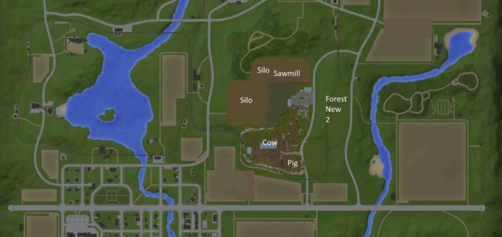Мод карта LantmanenFS Gold 4.5 Farming Simulator 2017