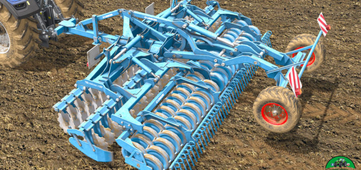 Мод культиватор Lemken Heliodor 9/600 KA v 1.2.0.0 Farming Simulator 17