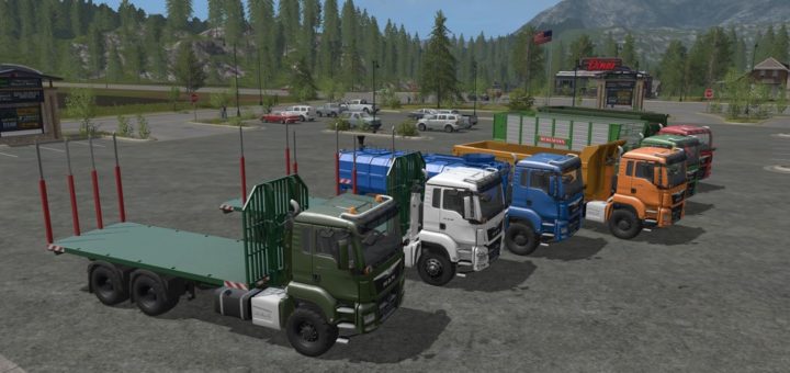 Мод грузовик MAN TGS ITRunner v 1.0 Farming Simulator 17