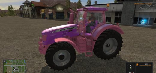 Мод трактор Massey Ferguson 8700 Girly v 1.0 Farming Simulator 2017