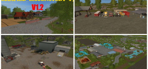 Мод карта Modified Hagenstedt v 1.2 Farming Simulator 17