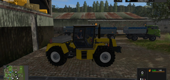 Мод трактор Fortschritt Progress ZT323 SB v 2.0 Farming Simulator 2017