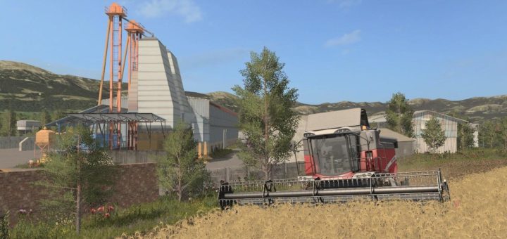 Мод карта SLOVAKIA MAP V1.2 Farming Simulator 17