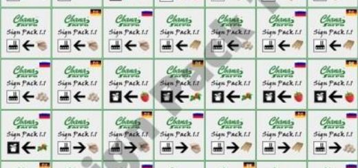 Мод ПАК SVAPA AGRO SIGN PACK V1.1 Фермер Симулятор 2017