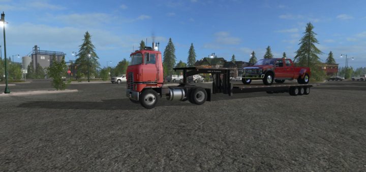 Мод трал TiltDeck Trailer v 1.0 FS 17