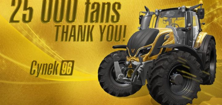 Мод трактор VALTRA T SERIES GOLD EDITION v1.0 Farming Simulator 17