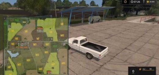 Мод карта Bantikow v 1.0 Farming Simulator 17