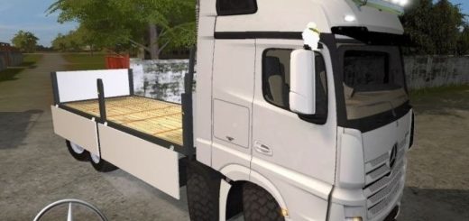 Мод грузовик Mercedes Actros MP4 8x8 Transport v 1.1 Farming Simulator 2017