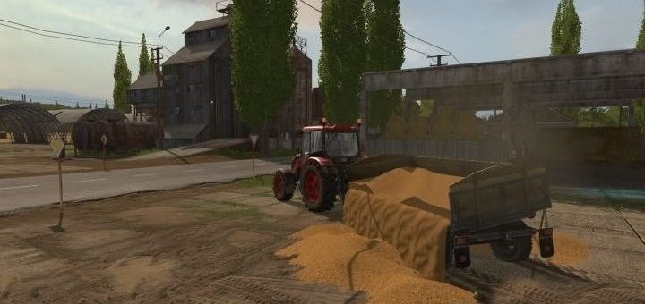 Мод cтарый прицеп v 1.1 Farming Simulator 17