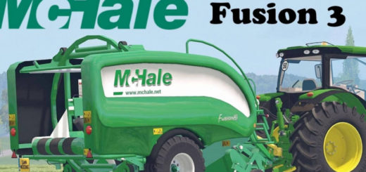 Мод тюкопресс McHale Fusion 3 Baler Wrapper Combo v 1.1.0.0 Farming Simulator 2017