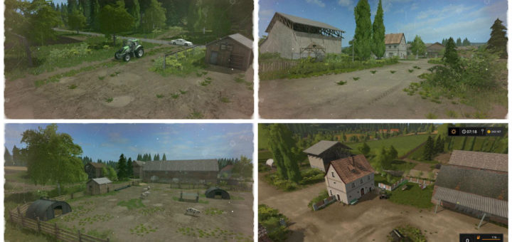 Мод карта DREISTERN HOF v1.2 Farming Simulator 17