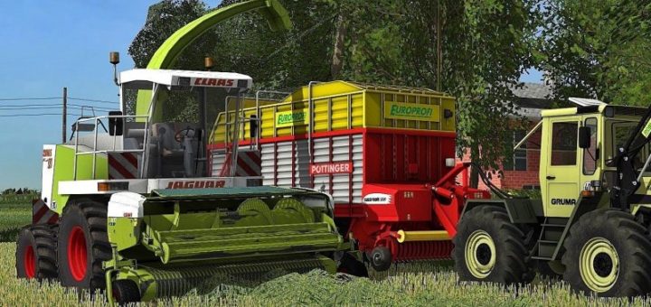 Мод ПАК Claas Jaguar 880 Pack v 1.0 Farming Simulator 2017