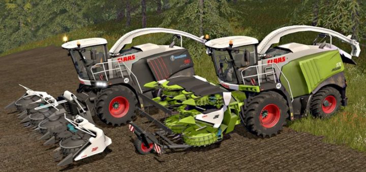Мод комбайны Claas Jaguar 900 Series Type 497 v 2.0 Beast Pack FS17