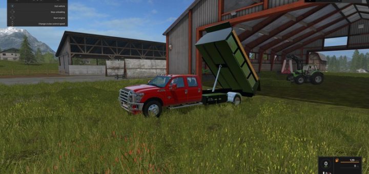Мод FORD F-350 DUMP BED V1 Farming Simulator 2017