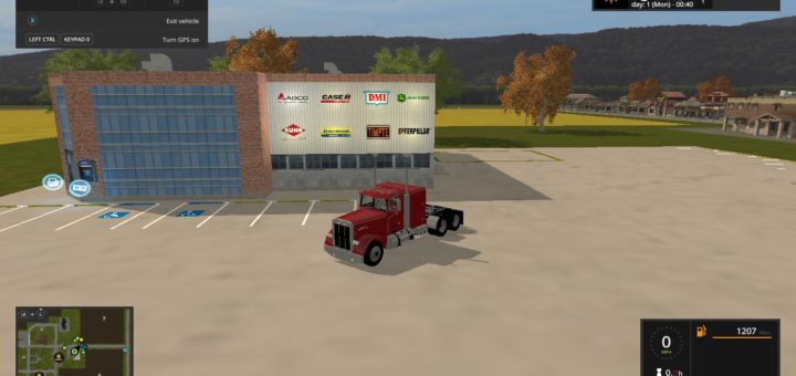 Мод тягач FREIGHTLINER WLF V1.0 Farming Simulator 2017