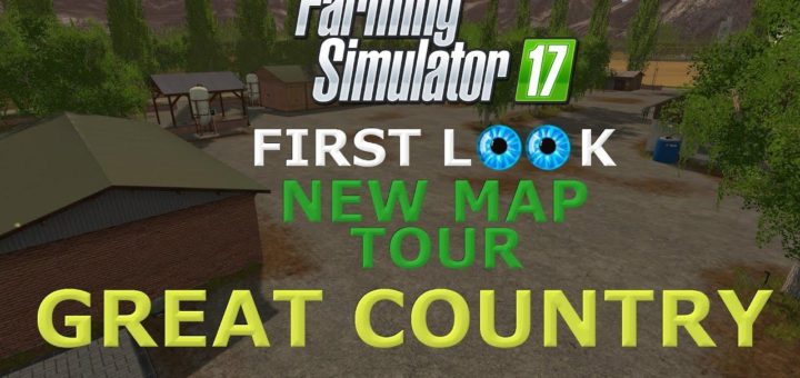 Мод карта Great Country V 1.3 RUS Farming Simulator 2017