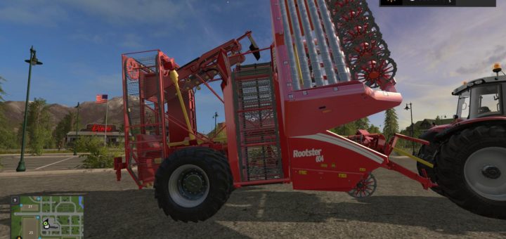 Мод комбайн GRIMME ROOTSTER 604 18 Row v 1.0.0.1 FS17