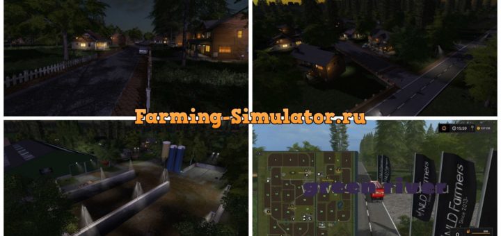 Мод карта GreenRiver 2017 V2.0.0.3 Farming Simulator 17