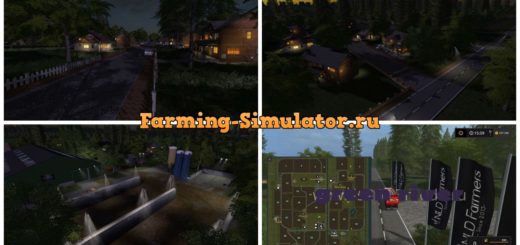 Мод карта GreenRiver 2017 V2.0.0.2 Farming Simulator 2017