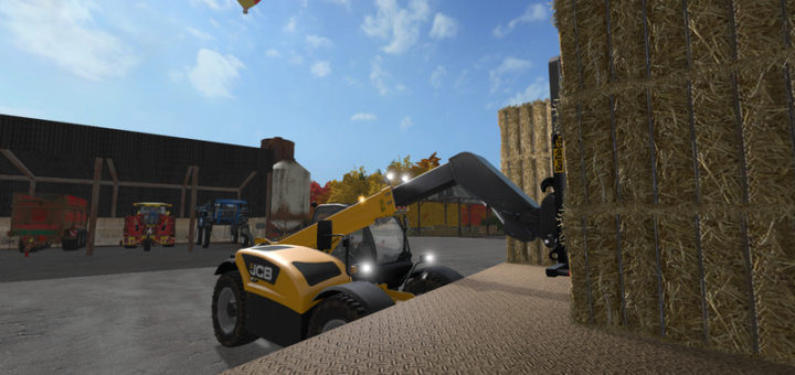 Мод погрузчик JCB Loadall v 1.0.1.0 Farming Simulator 17