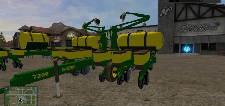 Мод сеялка JOHN DEERE 12 ROW SEEDER V1.0 Farming Simulator 17