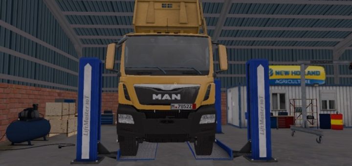 Мод грузовик MAN TGS 41.440 TIPPER EDITED FS17