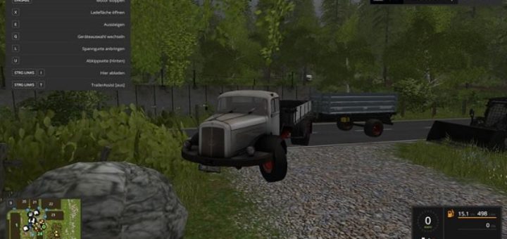 Мод грузовик Mercedes LG 315 v 1.0 Farming Simulator 2017